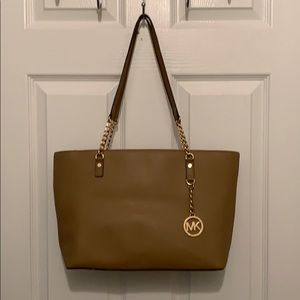 Michael Kors medium leather tote bag